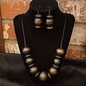 NOT FOR SALE. Women’s necklace & matching earrings